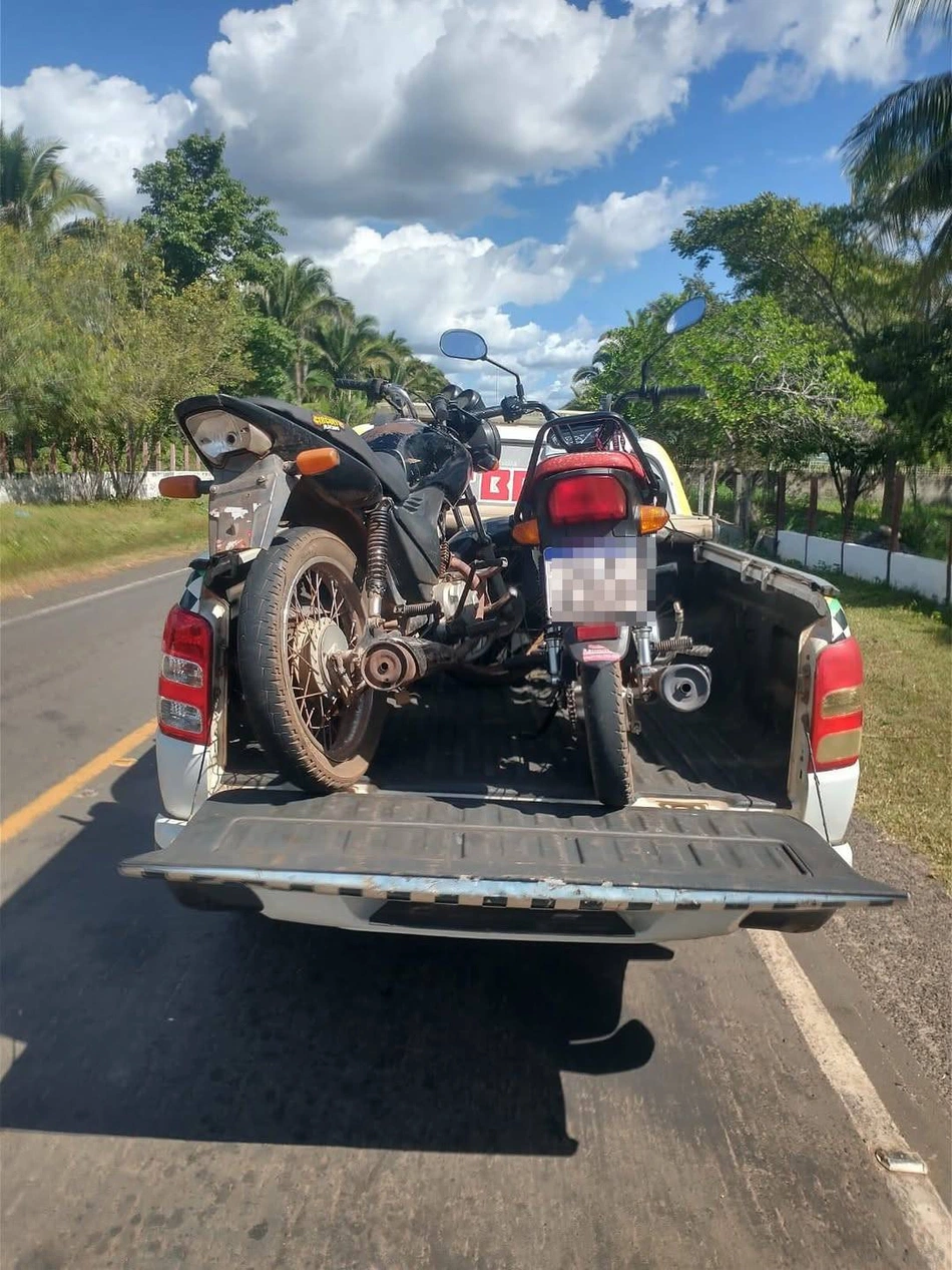 Motos apreendidas