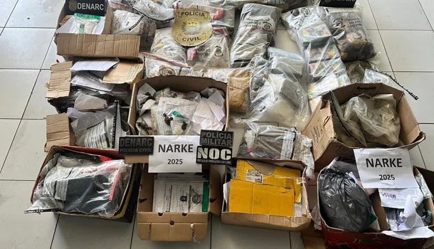 Polícia Civil incinera 200kg de entorpecentes em operação do MJSP