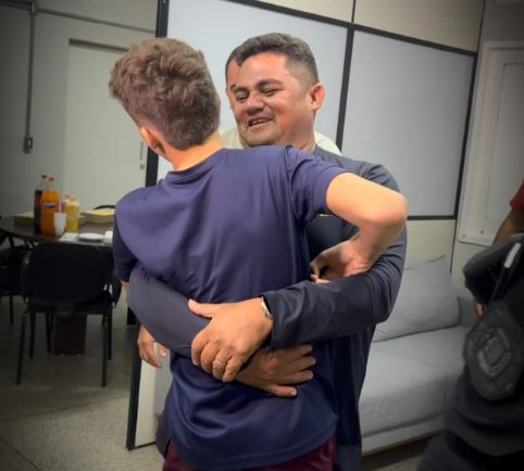 Reencontro entre filho e pai