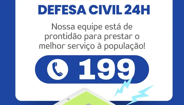 Após um período sem funcionamento, o número 199, canal oficial da Defesa Civil de Teresina para emergência