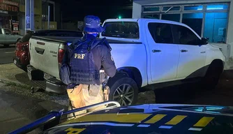 Caminhonete apreendida