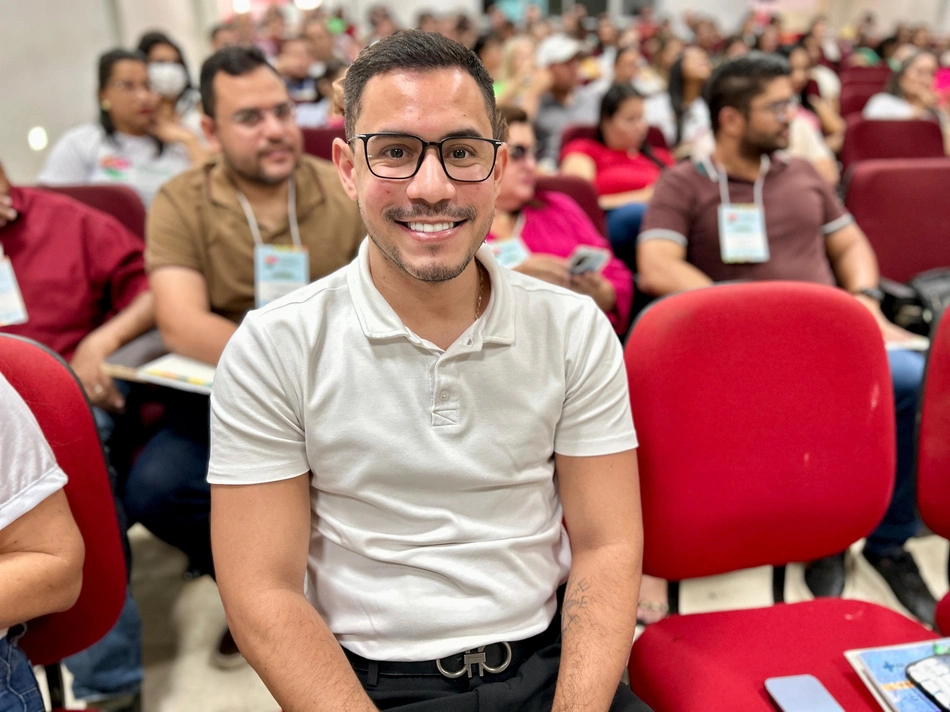 O secretário municipal de Saúde, Dérick Kawan, participou da conferência.