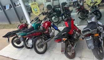 Motocicletas adulteradas em Piripiri.