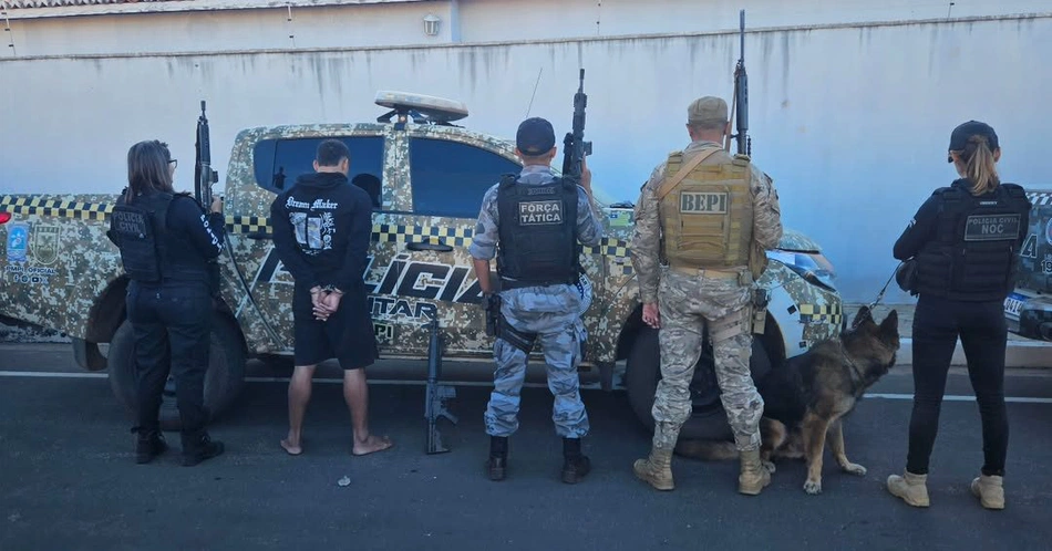 Suspeito se identifica como membro do Comando Vermelho