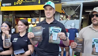 Ação contra receptação de joias e divulgação BO Fácil no Shopping da Cidade