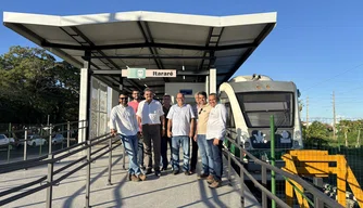 Visita ao Metrô de Teresina.