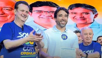 Marden Menezes assina ficha de filiação