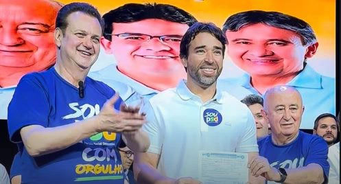 Marden Menezes assina ficha de filiação