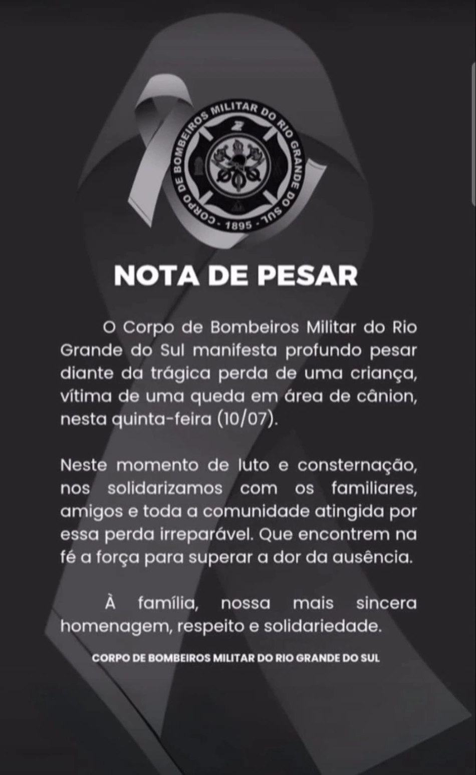 Nota de pesar