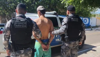 Homem preso pela PMPI