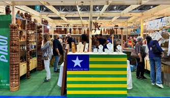 Estande do Piauí na maior feira da América Latina.