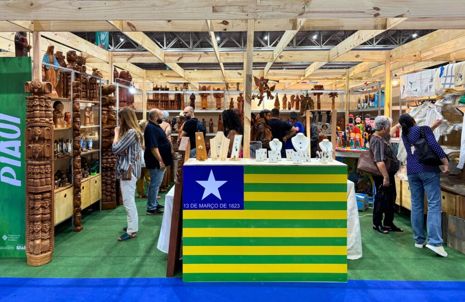 Estande do Piauí na maior feira da América Latina.