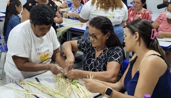 Curso de artesanato “Trançado em Palha de Carnaúba”