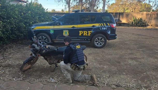 Durante Operação na ExpoCorrente, apreende motocicleta adulterada na BR-135.