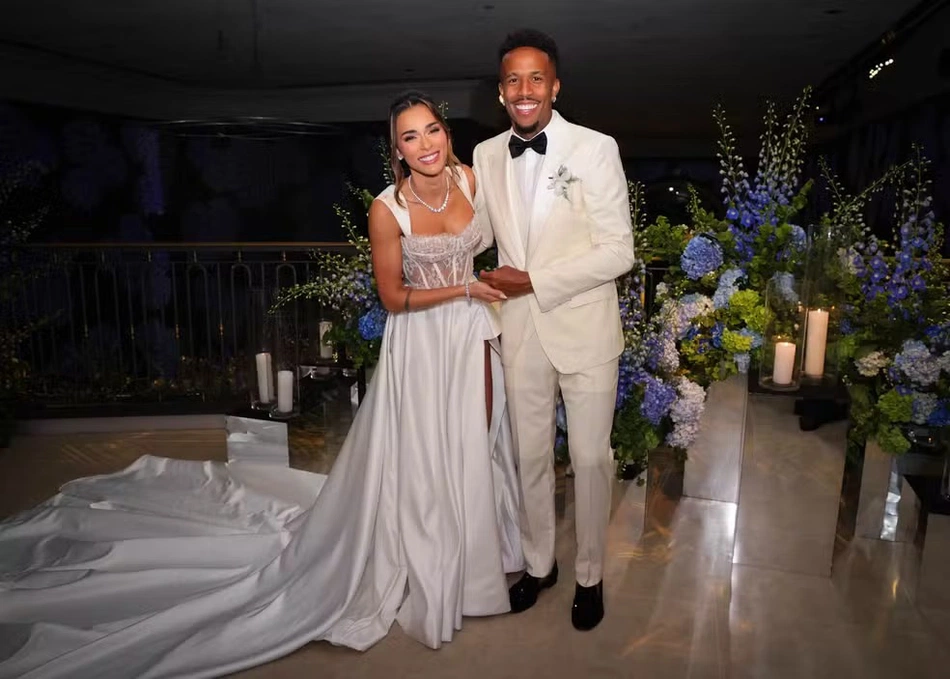 Casamento do Éder Militão e Tainá Castro