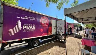 Caminhão da Mamografia realiza atendimentos na zona Norte de Teresina