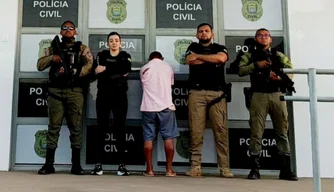 Suspeito preso por agredir a companheira
