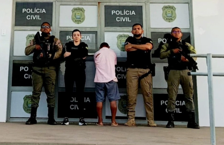 Suspeito preso por agredir a companheira