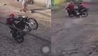 Direção perigosa em Parnaíba.