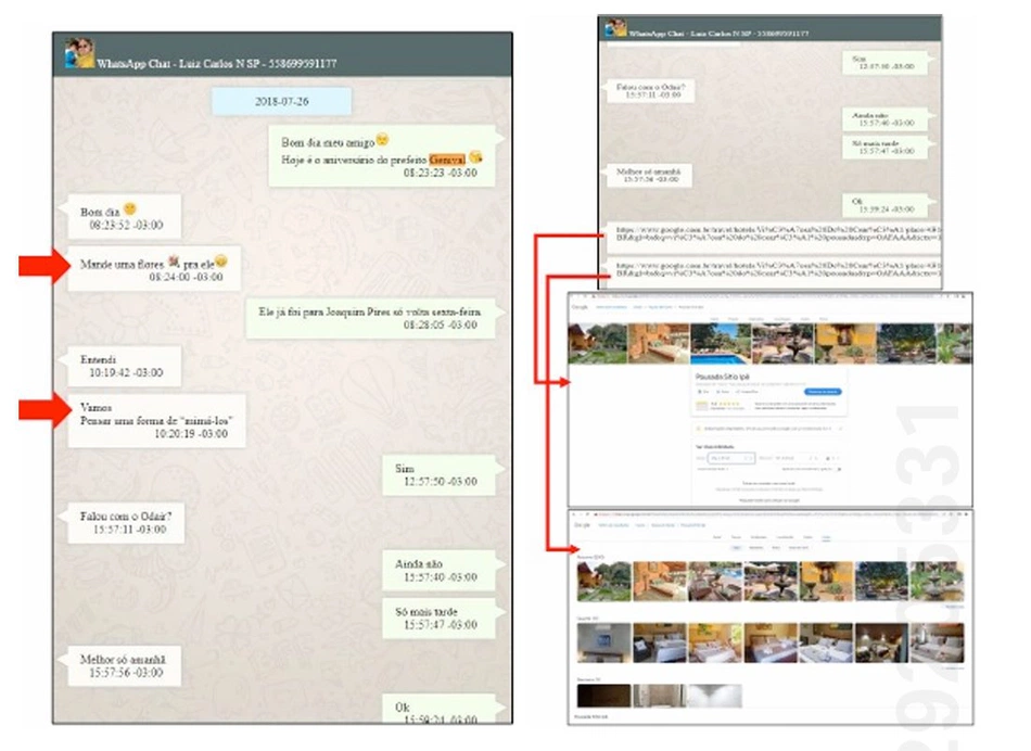 Em conversas no WhatsApp, empresário planeja presente para mimar o ex-prefeito