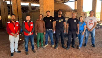 MPPI acompanha incineração de entorpecentes apreendidos .