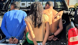 Presos durante a operação.