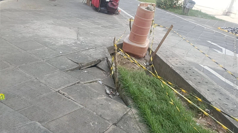 Reparos na rua Simplício Mendes