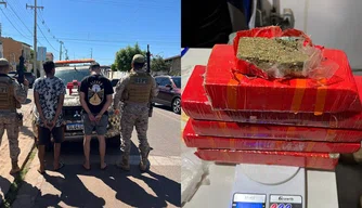 Dupla apreendida com drogas