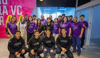 Estudantes que vão participar do intercâmbio.