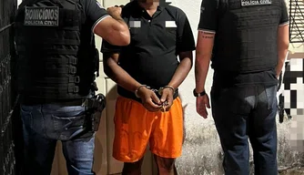 Polícia Civil cumpre mandado de prisão contra suspeito de homicídio qualificado.