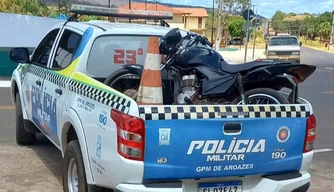 Menor é apreendido pela Polícia Militar, em Aroazes