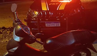 Adolescente é flagrado conduzindo motocicleta adulterada