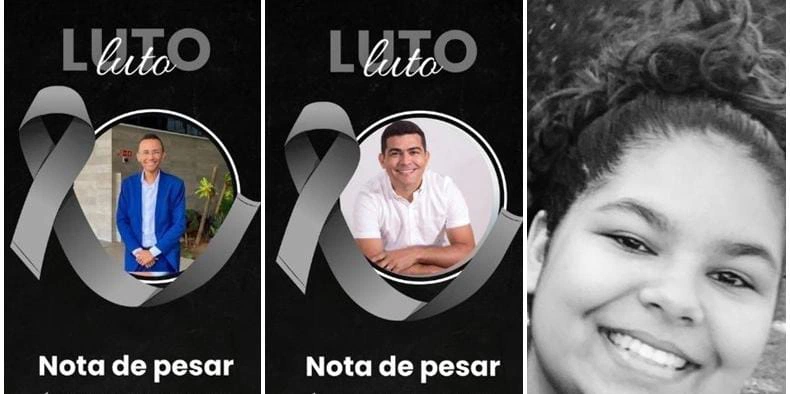 Vítimas do acidente.