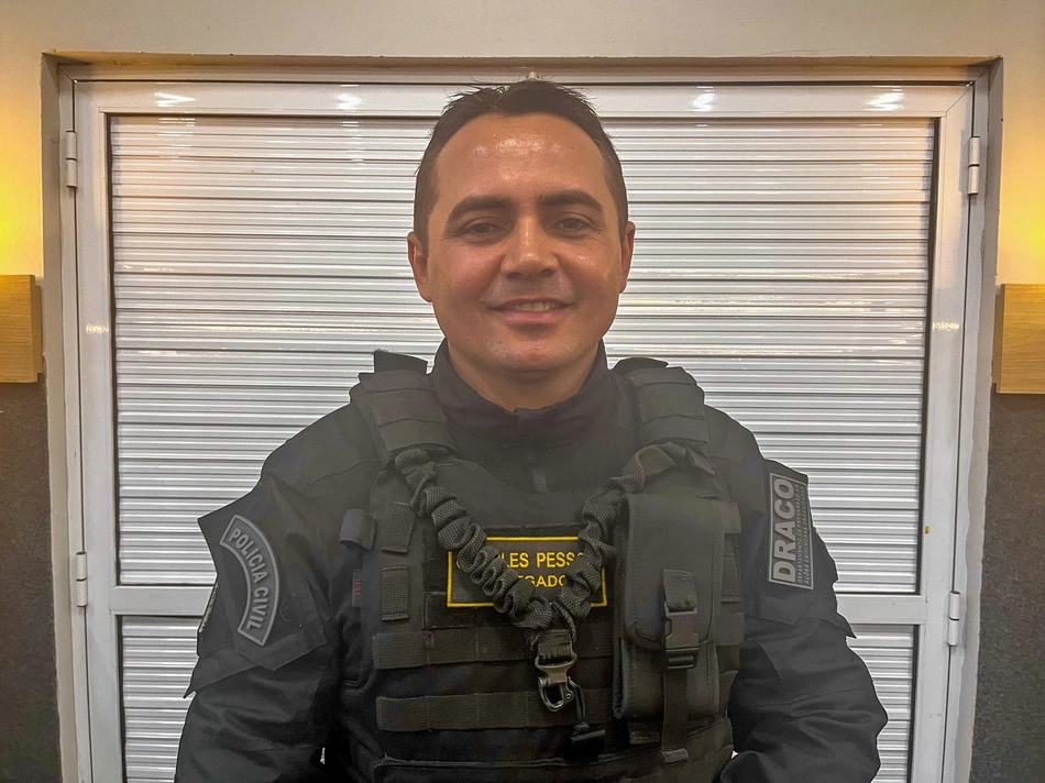 Delegado Charles Pessoa.