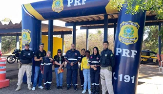 Ação sobre importância da segurança no trânsito