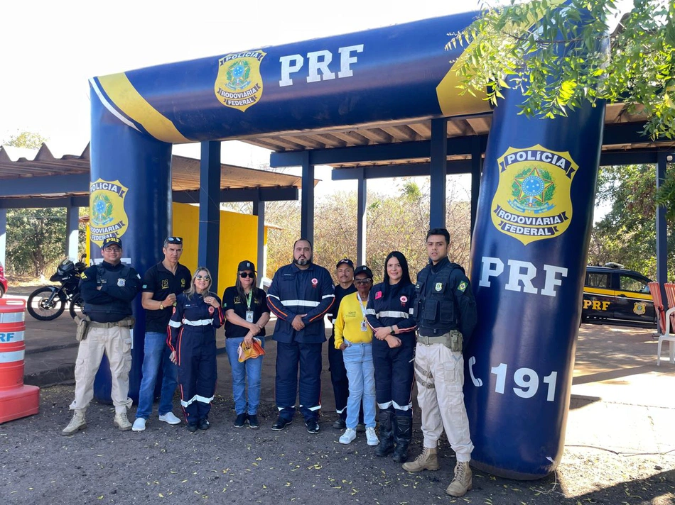 Ação sobre importância da segurança no trânsito