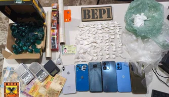 Materiais apreendidos