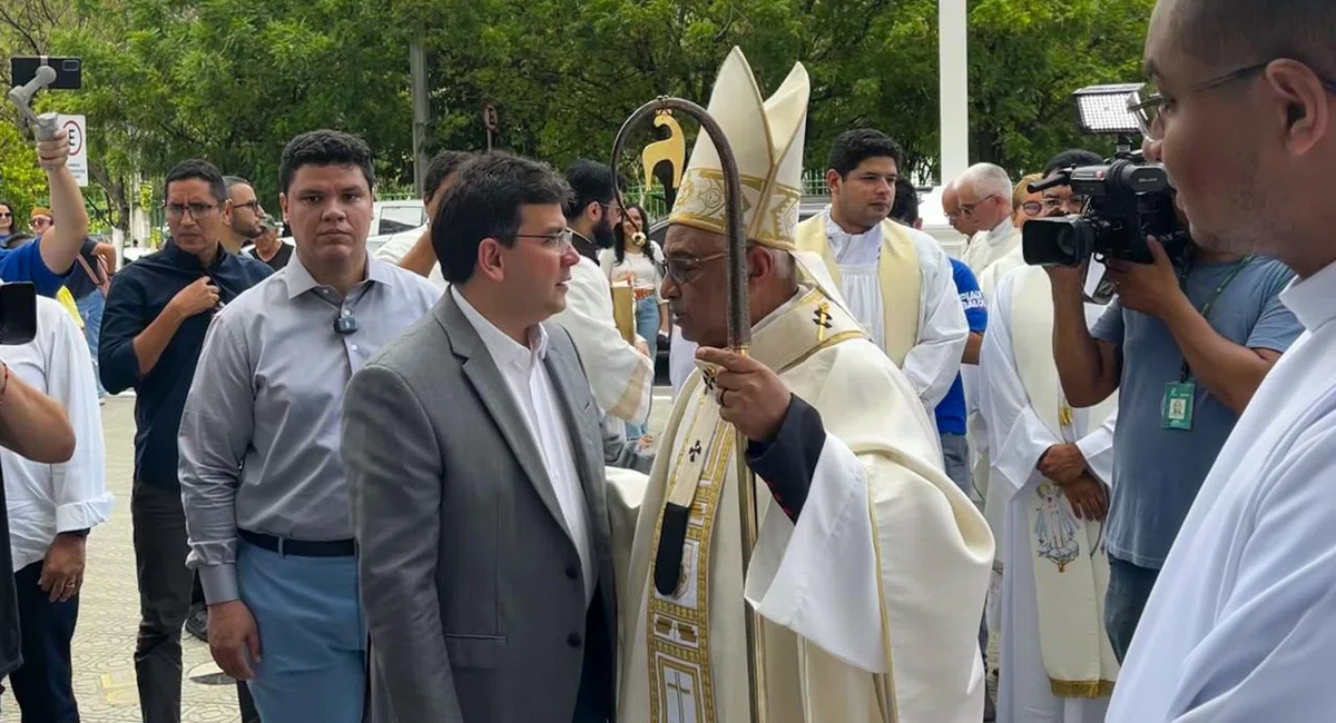 Rafael Fonteles e arcebispo Dom Juarez