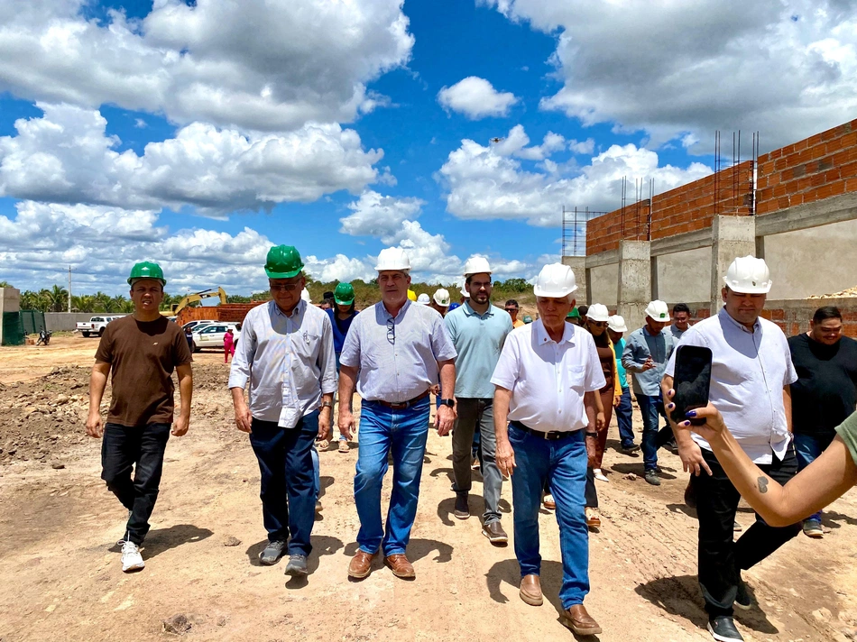 Visita técnica ao canteiro de obras do campus do Instituto Federal do Piauí (IFPI).