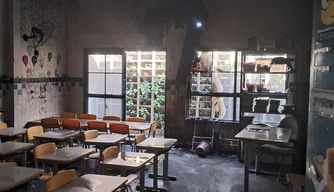 Princípio de incêndio em CEMEI no bairro Poty Velho