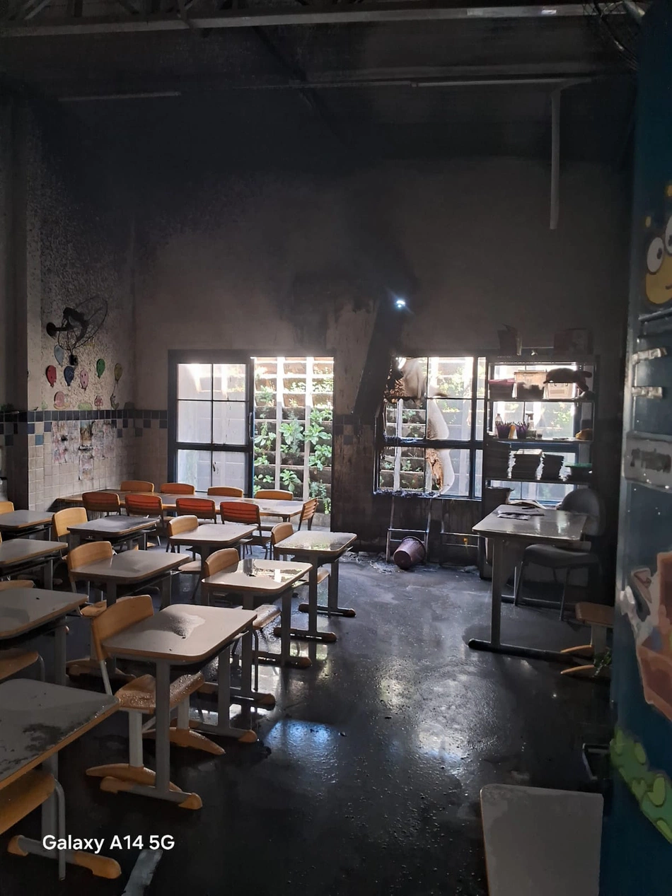 Princípio de incêndio em CEMEI no bairro Poty Velho