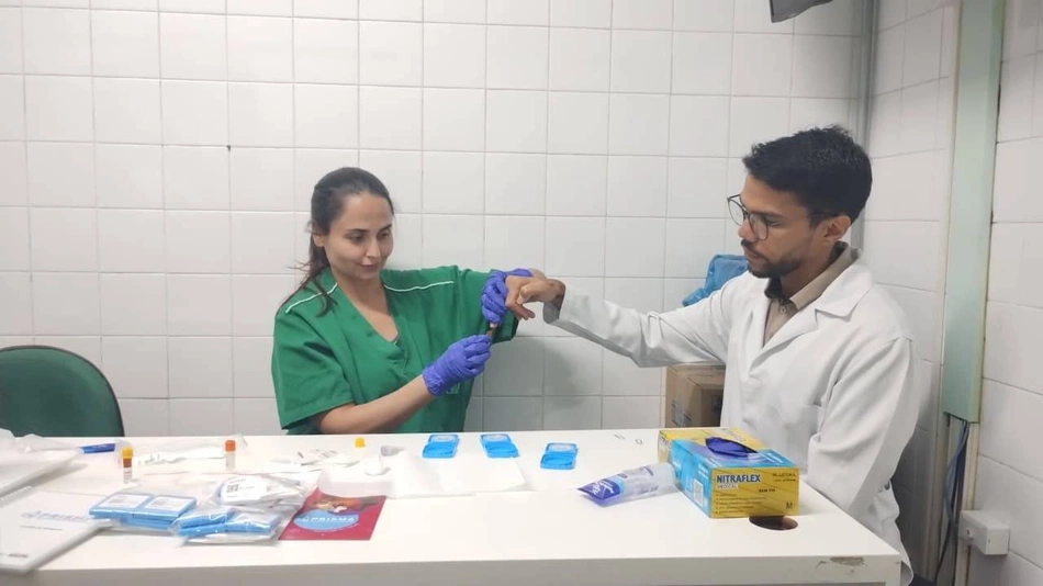 Teste rápido de HTLV em Maternidade do Dirceu