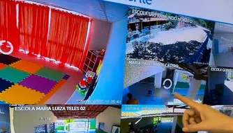 Escolas da rede municipal de ensino já contam com monitoramento eletrônico.