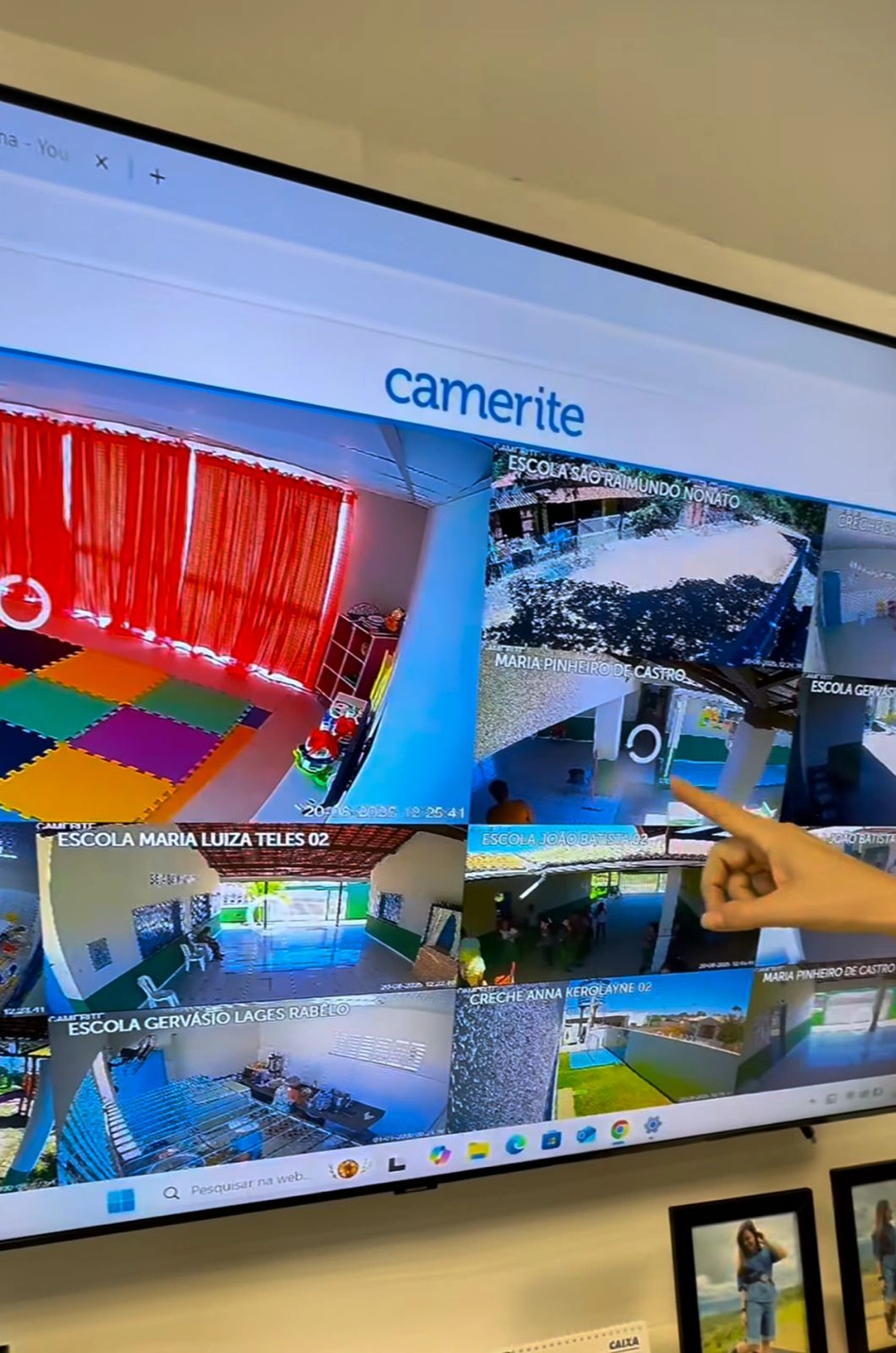 Escolas da rede municipal de ensino já contam com monitoramento eletrônico.