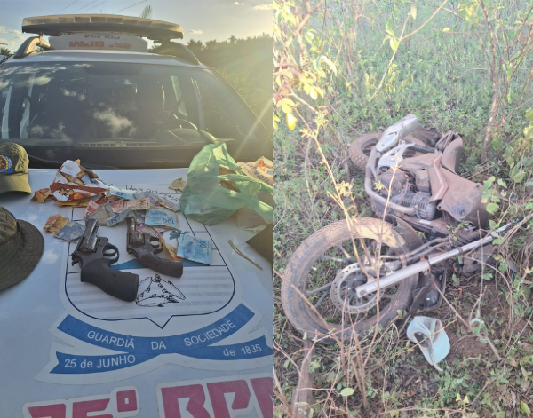 Material apreendido durante a ação.