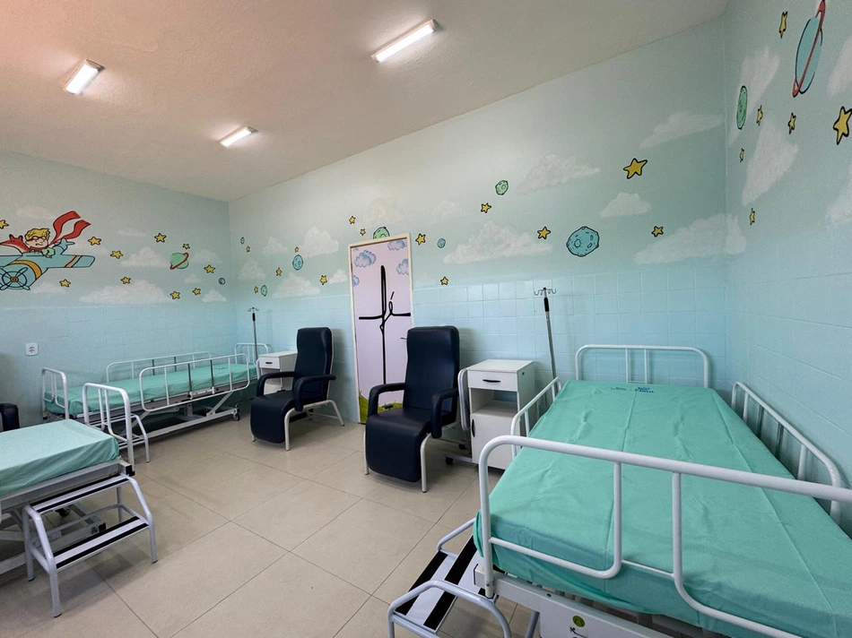 Nova ala pediátrica é construída no Hospital José de Moura Fé