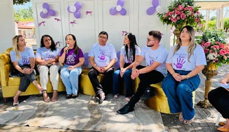 Agosto Lilás, mês de conscientização violência contra a mulher.