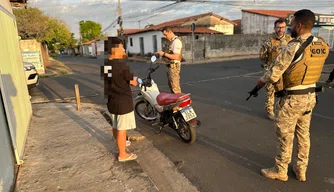 Operação contra o tráfico de drogas em Teresina