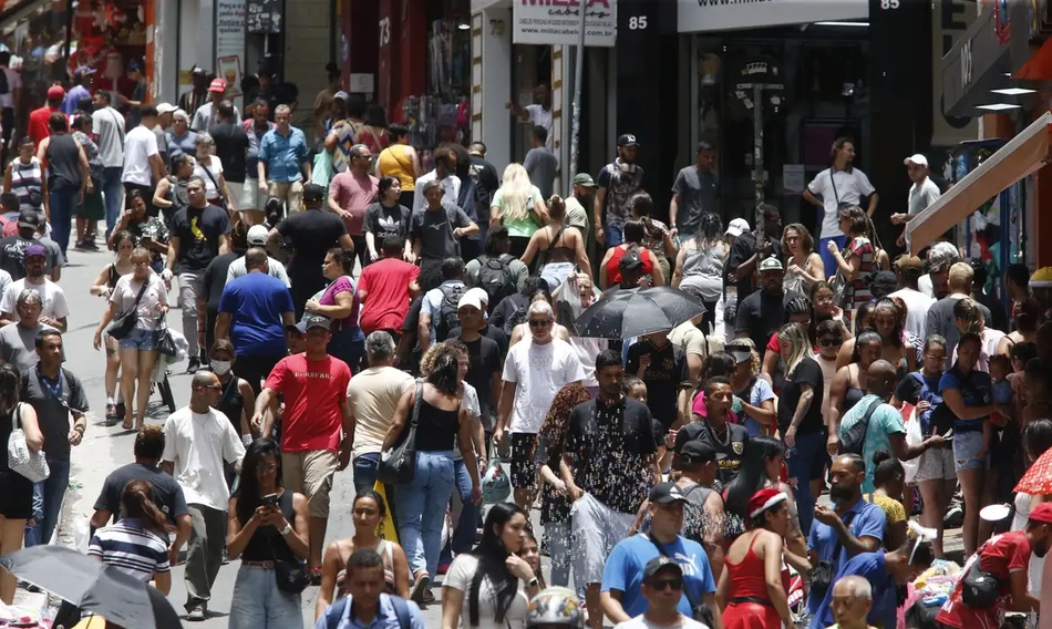 População brasileira cresce em 0,39%, em relação ao ano anterior.