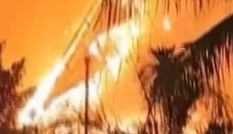 Incêndio na Indonésia